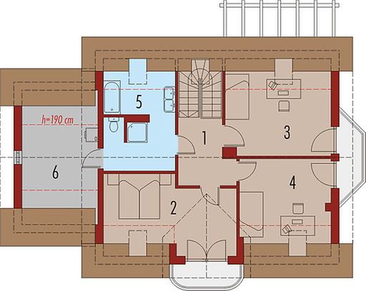 Poddasze projektu Kajka