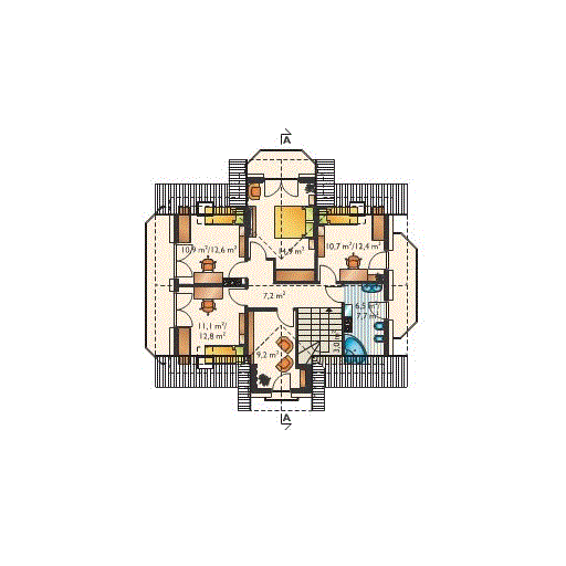 Poddasze projektu Klara Lux - duplikat