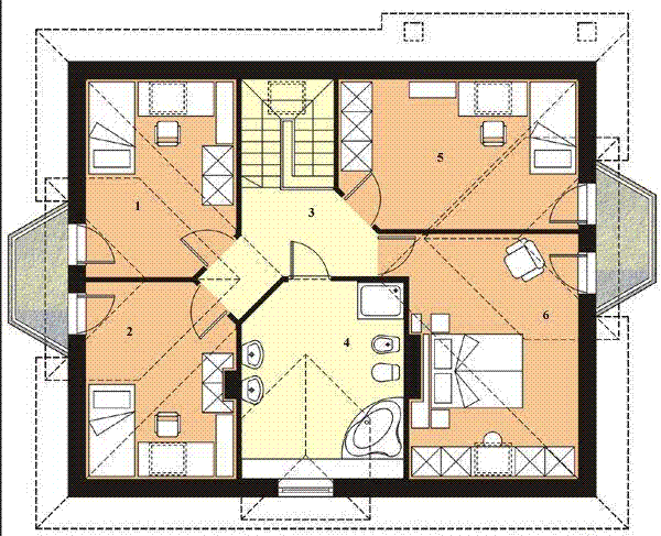 Poddasze projektu BM 50