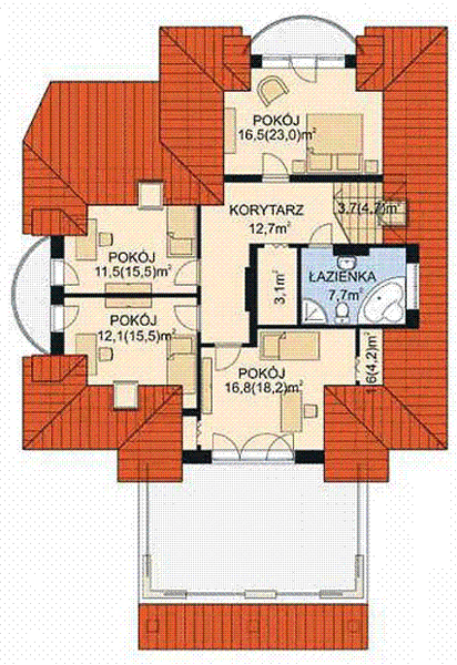 Poddasze projektu APS 018