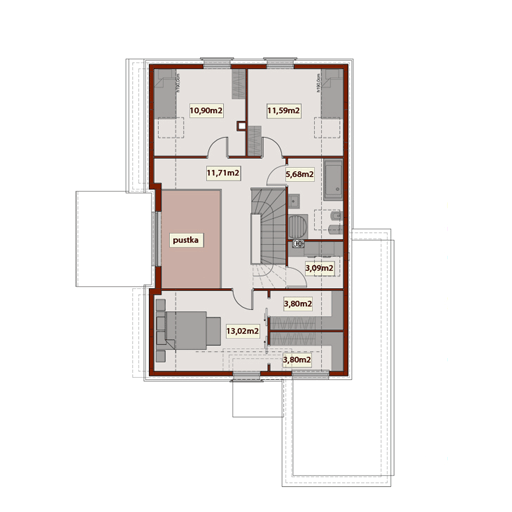 Poddasze projektu House 06