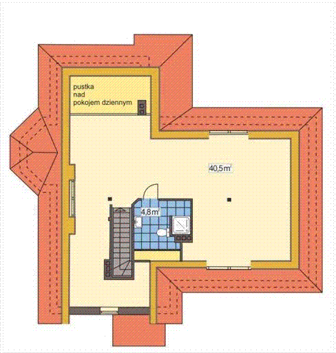 Poddasze projektu POD GRUSZĄ A