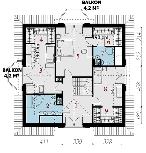 Poddasze projektu Tallasea