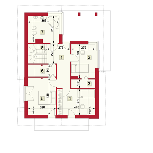 Poddasze projektu Aosta
