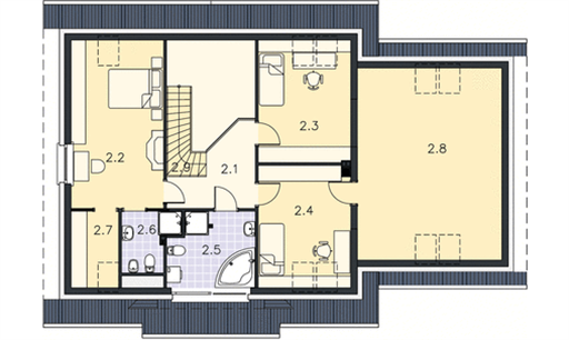 Poddasze projektu Montreal II ETS (DCP180aETS)
