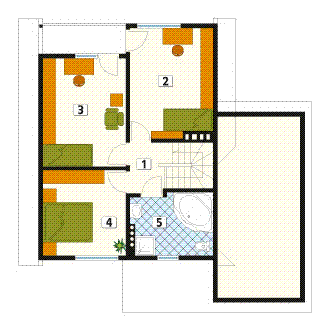 Poddasze projektu Stokrotka 2 dr-S (duplikat)