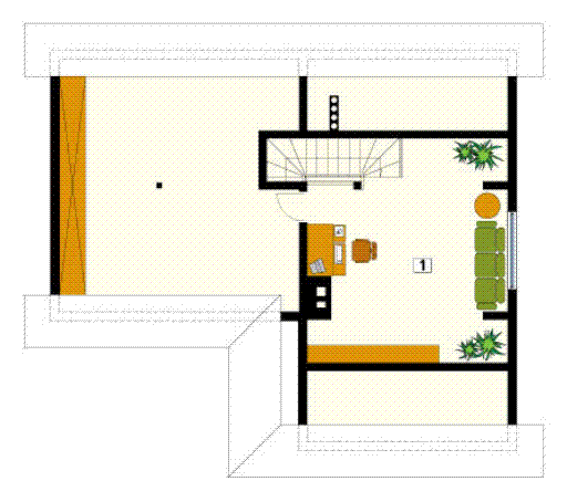 Poddasze projektu Szyper 4 dr-S (duplikat)
