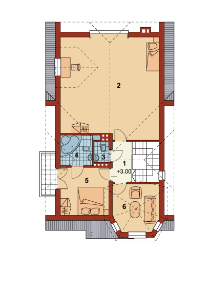 Poddasze projektu BR 030