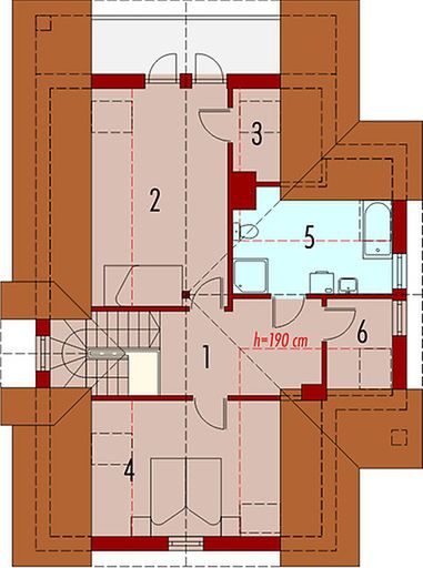 Poddasze projektu Kaja I