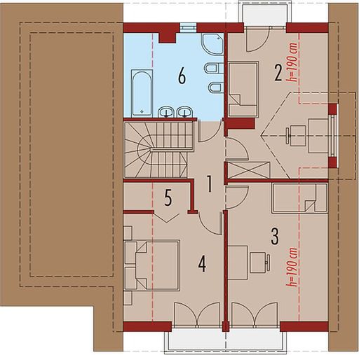 Poddasze projektu Remek