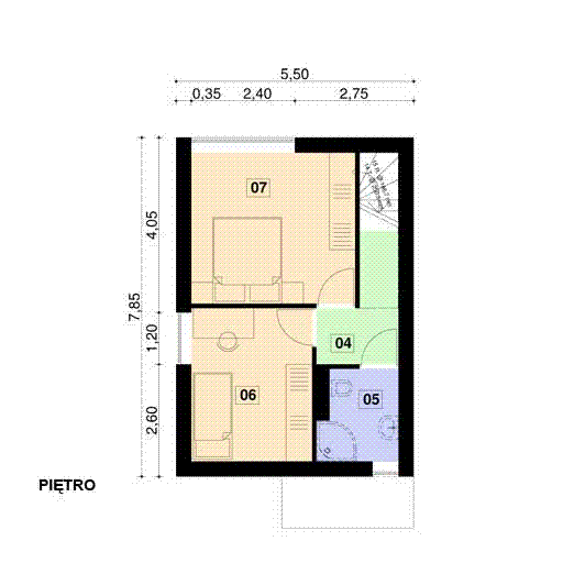 Piętro 1 projektu PS-MN-30-20
