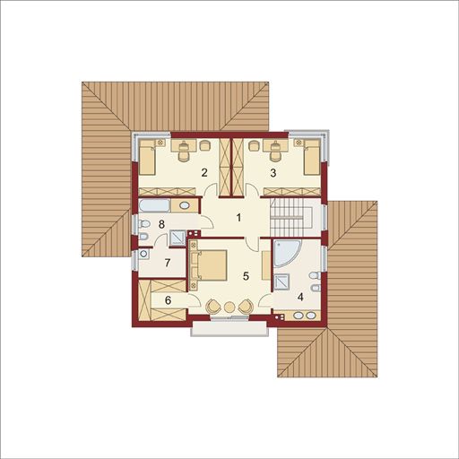 Piętro 1 projektu Sima