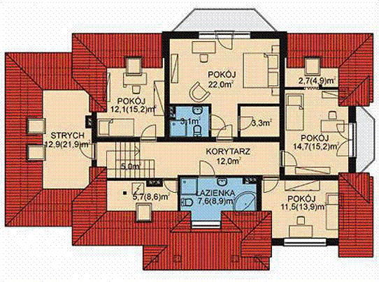 Poddasze projektu APS 089