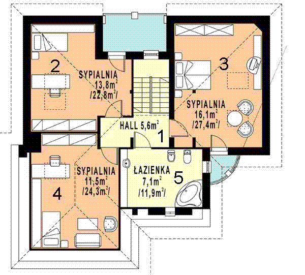 Poddasze projektu BM 80