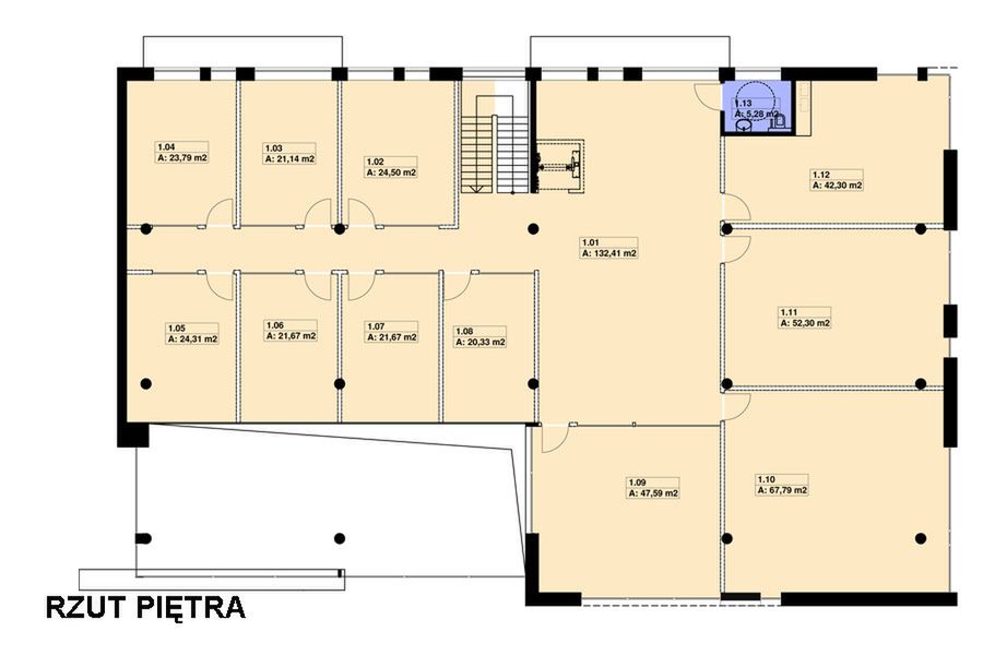 Piętro 1 projektu PS-SD-600-20