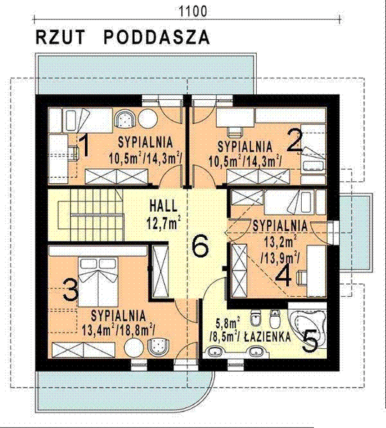Poddasze projektu BM-84