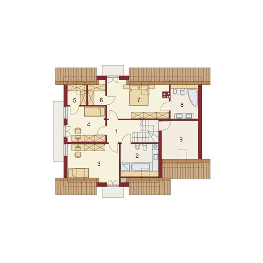 Poddasze projektu Koleta