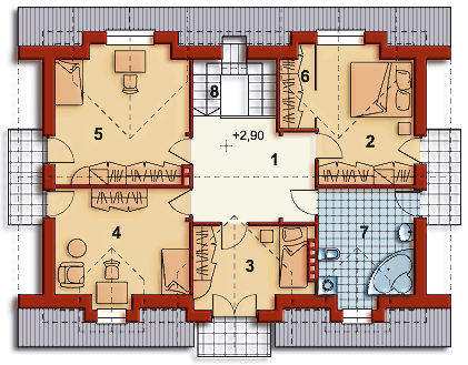 Poddasze projektu Parma