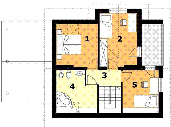Poddasze projektu BM 36