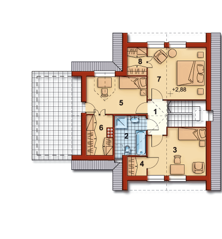 Poddasze projektu W 01