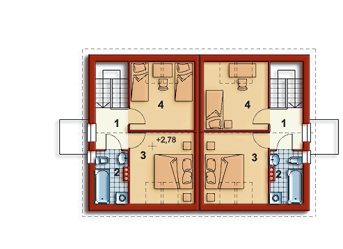 Poddasze projektu B 02