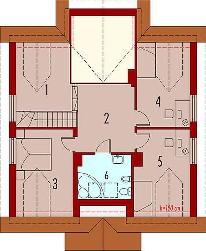 Poddasze projektu Asia G1 (duplikat)