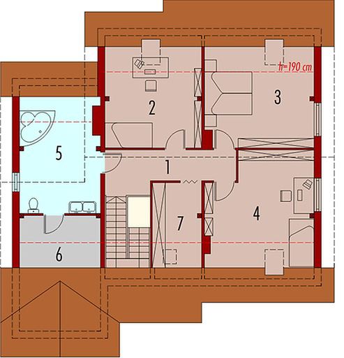 Poddasze projektu Amanda G1 (duplikat)