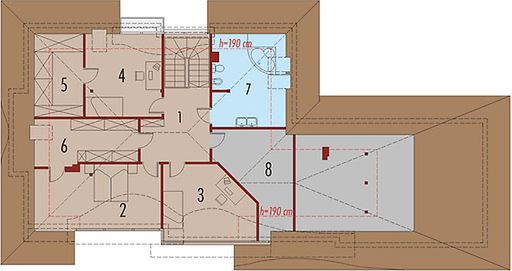 Poddasze projektu Filip G2 (duplikat)
