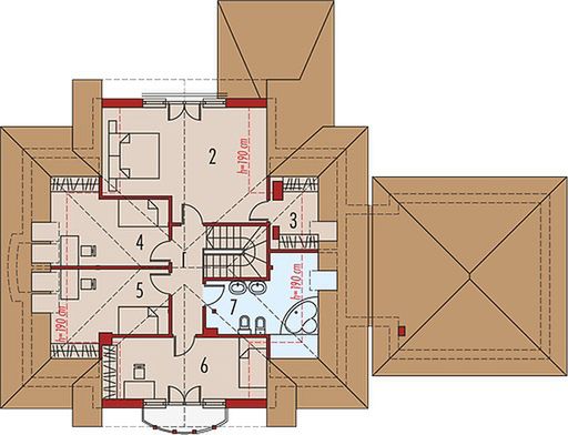 Poddasze projektu Edek G2 01 (duplikat)