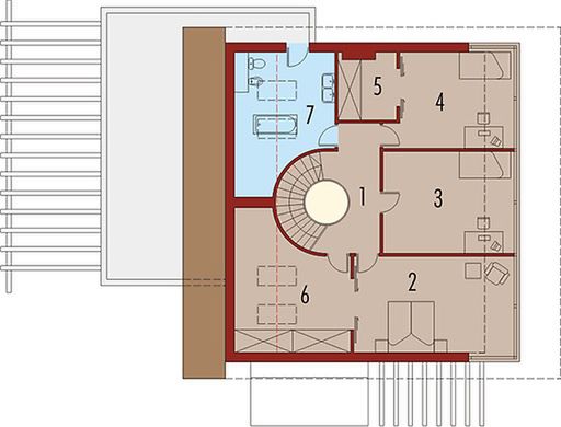 Poddasze projektu Tomasz