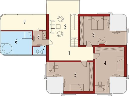 Piętro 1 projektu Voki