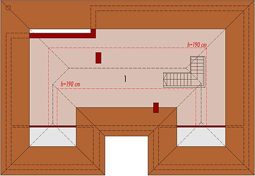 Poddasze projektu Teosia II G1