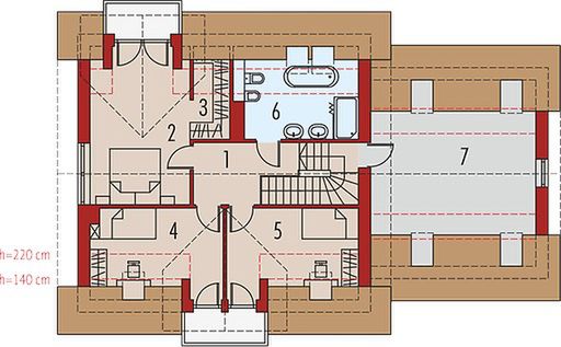 Poddasze projektu Marisa II G2