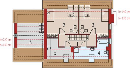 Poddasze projektu Niki II G1
