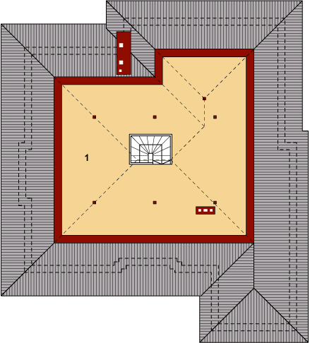 Poddasze projektu KORNELIA