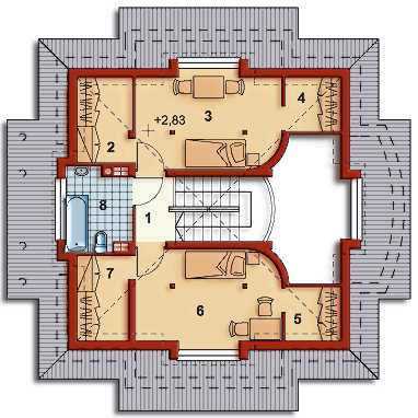 Poddasze projektu PALADIO