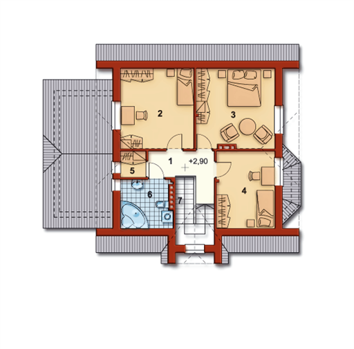 Poddasze projektu TORINO