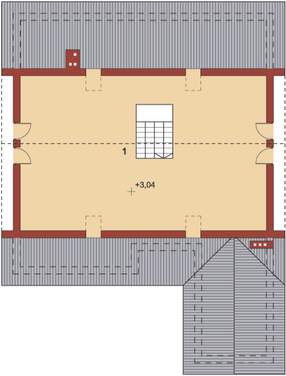 Poddasze projektu KLEMENTYNKA