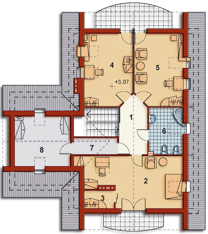 Poddasze projektu ADAMINA