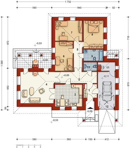 Parter projektu DOM PRZY SREBRNEJ