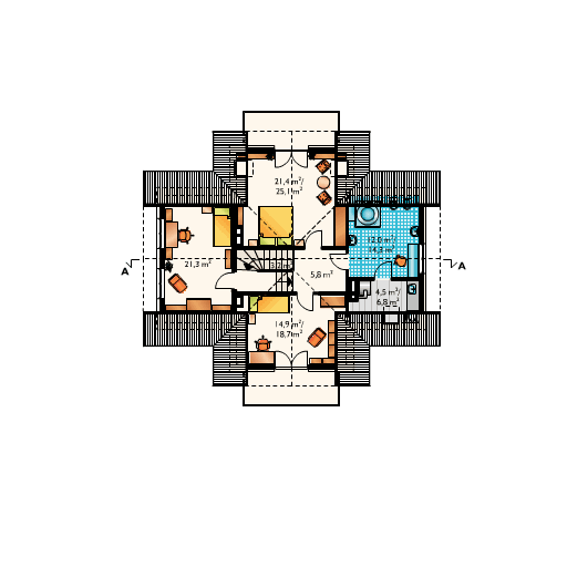 Poddasze projektu Szczepan