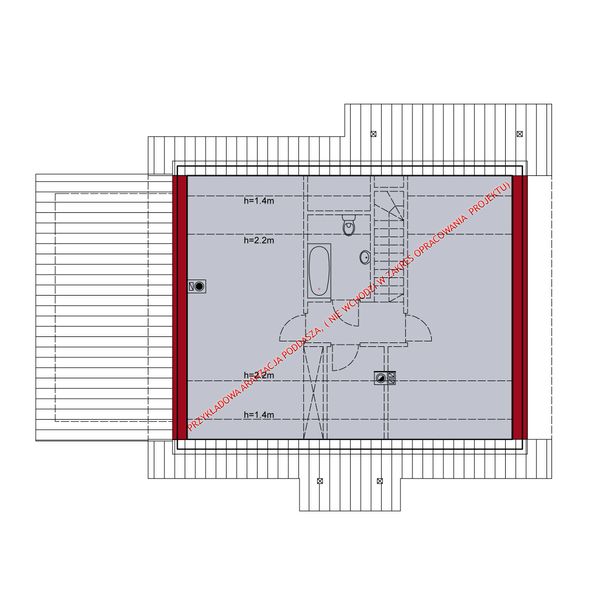 Poddasze projektu Dom na Alasce 3