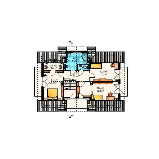 Poddasze projektu Wawrzyn