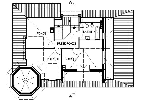 Poddasze projektu ZAMECZEK EKO