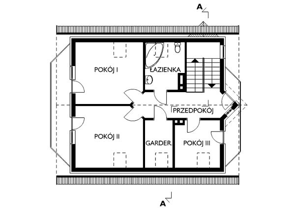 Poddasze projektu MAŁA MARZANNA EKO