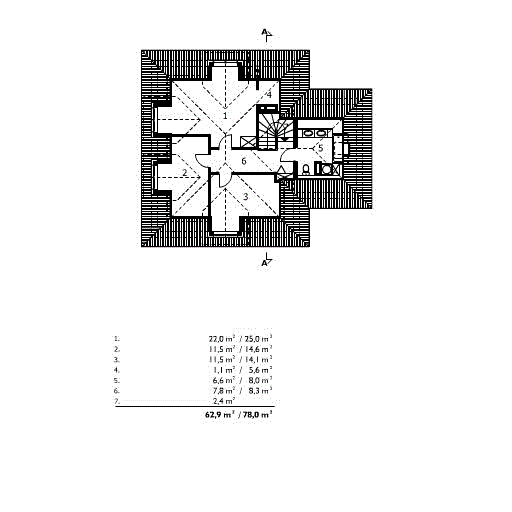 Poddasze projektu Rufin