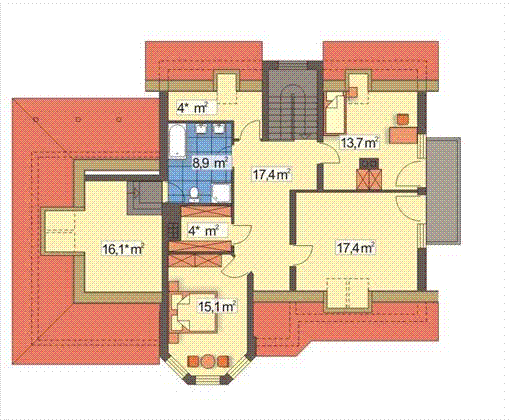 Poddasze projektu FALA B