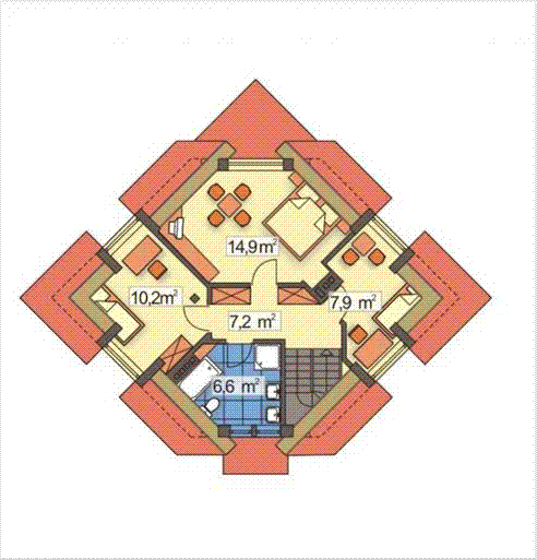 Poddasze projektu KARO A