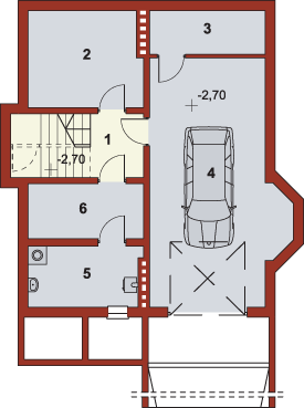 Piwnica projektu AR 129