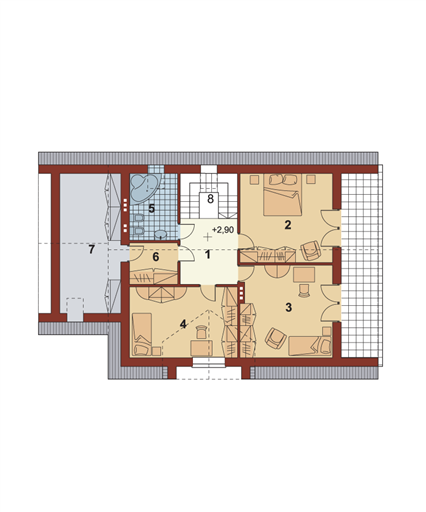 Poddasze projektu Nicosia